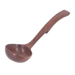 Träsked för soppatillbehör Massivt trä Miljövänlig matlagning Serveringssked Köksredskap för hem Hotell Typ 2