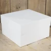 Tårtkartong Vit 20cm x 20cm x 15cm - FunCakes