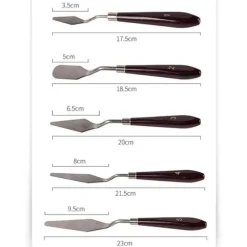 Tårtspadar och Tårtknivar - 5 st