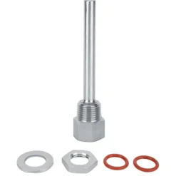 4-tums rostfritt stål 1/2-tums termowell-kit för hembryggning, tillbehör