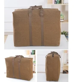 Tunga flyttpåsar för hemflytt och förvaring - Canvaspåsar med stor kapacitet