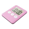 Tunn kökstimer Timer Stor Skärm Digital magnetisk nedräkning - Rosa