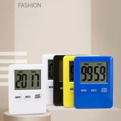 Tunn kökstimer Timer Stor Skärm Digital magnetisk nedräkning - Rosa