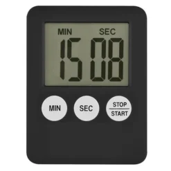 Tunn kökstimer Timer Stor Skärm Digital magnetisk nedräkning