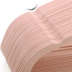 Tunna och halkfria sammetsgalgar - 50 pack - Rosa