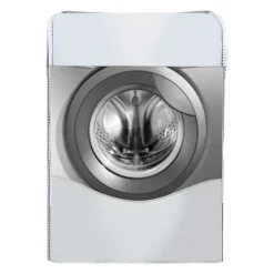 Tvättmaskin Dammtät Dragkedja Skydd Turbinrulle Skydd Tvättförråd (S)