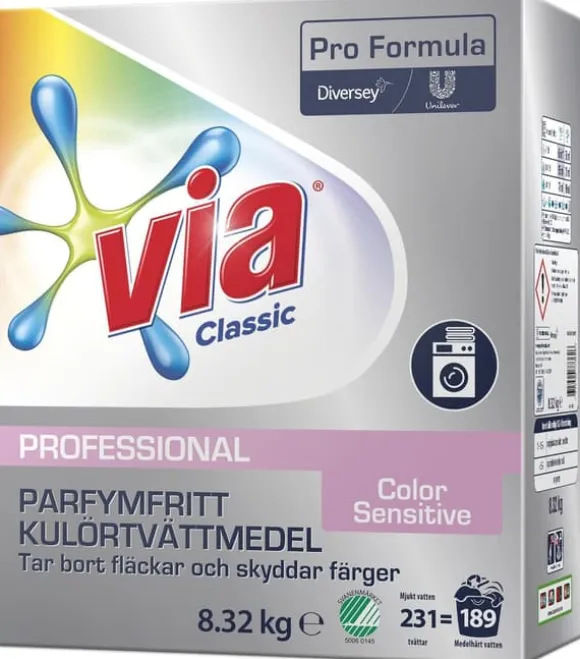 Tvättmedel VIA Pro F. Color Sens 8,32kg