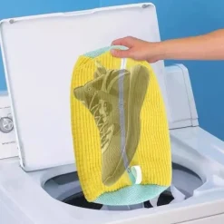 Tvättpåse för skor återanvändbar med dragkedja - gym- och sportskor(2 st)