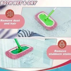 Tygskydd - Gäller för Swiffer Mopp – Återanvändbara Mopptorkar för Våt och Torr Rengöring - 4 st