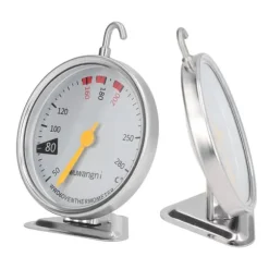 Ugnstermometer Hög noggrannhet hängande rostfritt stål Högtemperaturbeständig maturtopptermometer för kök 50 till 280 ℃