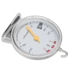 Ugnstermometer Hög noggrannhet hängande rostfritt stål Högtemperaturbeständig maturtopptermometer för kök 50 till 280 ℃
