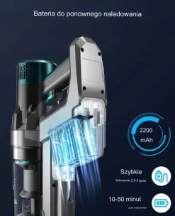 Ultenic U11 PRO Grå Sladdlös Handhållen Dammsugare