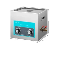 Ultraljudsrenare, Justerbar Uppvärmning, Tank av 304 Rostfritt Stål, 10 L