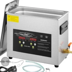 Ultraljudsrenare 6L, 400W med värme och timer för smycken, effektiv rengöring