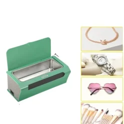 Ultraljudsrenare, Portabel, Sonisk Rengöring, Vit