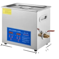 Ultraljudsrengörare, 6L kapacitet, hållbar konstruktion i rostfritt stål,6L