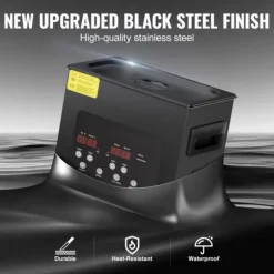 Ultraljudsrengörare 3L, Rengöringsmaskin, med korgvärmare och timer 120W