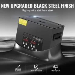 Ultraljudsrengörare 6L, Rengöringsmaskin med Korgvärmare och Timer, 180W Effekt