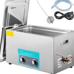 Ultraljudsrengörare 22L rostfritt stål med värmare och timer