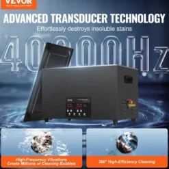 Ultraljudsrengörare, 30L, 530x325x200 mm, rostfritt stål