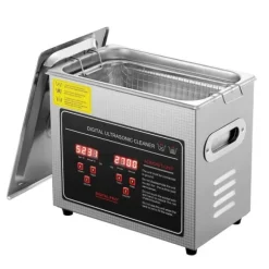 Ultraljudsrengörare med digital timer & värmare, professionell för smycken, glasögon, klockor och små delar (3L)