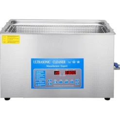 Ultraljudsrengörare med värmare 22L, Dubbel frekvens, för smycken och glasögon, effektiv rengöring, kompakt design