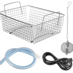 Ultraljudsrengörare 32x17.8x31.2 cm rostfritt stål dubbelfrekvens