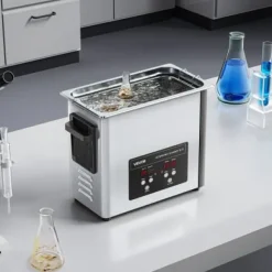 Ultraljudsrengörare, 38x18x29,5 cm, rostfritt stål