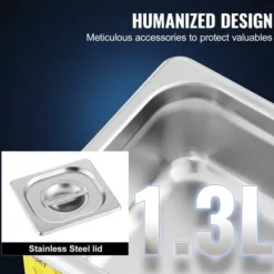 Ultraljudsrengörare 180x165x215 mm rostfritt stål digital timer