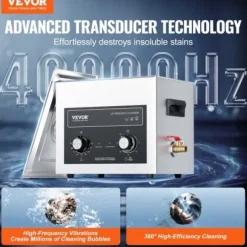 Ultraljudsrengörare 328x268x292 mm 10L rostfritt stål