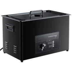 Ultraljudstvätt 30 L - Ultraljudsrengörare - Professionell - Vridreglage - Rostfritt Stål - Med Korg - För Smycken och Klockor