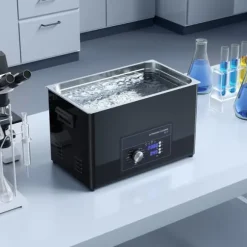 Ultraljudstvätt 30 L - Ultraljudsrengörare - Professionell - Vridreglage - Rostfritt Stål - Med Korg - För Smycken och Klockor