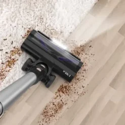 UMLo V11 blå sladdlös skaftdammsugare – 2-i-1 handdammsugare & golvdammsugare med HEPA-filter, 300W motor, LED-display