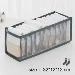 Underklädesförvaring Organisatör Byrå Garderob 11 Fack Grå