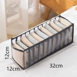 Underklädesförvaring Organisatör Byrå Garderob 11 Fack Grå