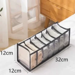 Underklädesförvaring Organisatör Byrå Garderob 7 Fack Grå