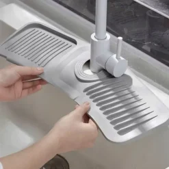 Universal avloppsmatta i silikon för diskho 45 x 14 cm BRUNBESTE BB-3329 grå