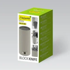 Universal block knivställ köksredskap GRÅ MAESTRO MR-1437-GR