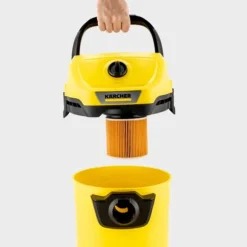 Universaldammsugare KARCHER WD 3 V-17/4/35 + munstycken 17 l 1000 W (1.628-124.0) Svart, Gul