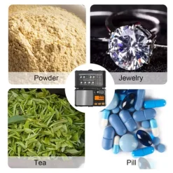 Uppladdningsbar digital fickvåg 200 g/0.01 g