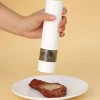 Uppladdningsbar Elektrisk Pepparkvarn - USB-laddning, Keramisk Kvarn, Portabel Kryddkvarn, kompatibel med alla kök