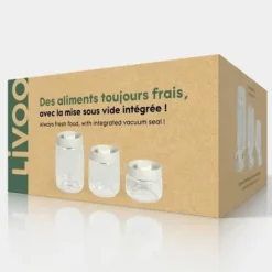 Uppsättning med 3 Burkar Livoo