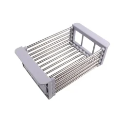 Utdragbart diskställ för diskhon med justerbar längd