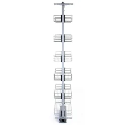 Utdragbart Köksskafferi med Justerbar Höjd– 46 cm (D) x 170-195 cm (H) | Mjuk stängning | MonsterShop