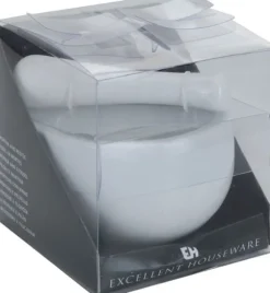 Utmärkt husgeråd Vit yxa med porslinstöt 11x10 cm Örter Kryddor Malning