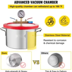 220V - Multifunktionspump för vakuum - 4 Cfm undervakumpump för kylmedel