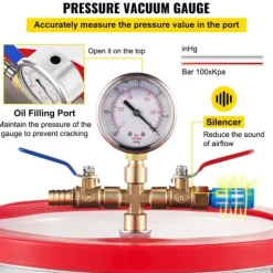 220V - Multifunktionspump för vakuum - 4 Cfm undervakumpump för kylmedel