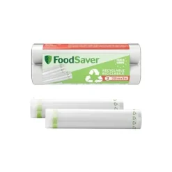 Vakuumförpackningsrullar - FoodSaver - FSRE2802X01 - Återvinningsbara - 28 cm x 3 m - Långvarig förvaring