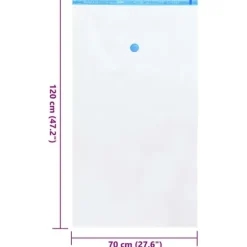 Vakuumförvaringspåsar 5-pack - Effektiva och hållbara | Storlek: 120x70 cm