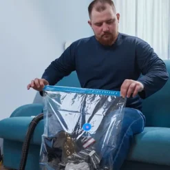 Vakuumförvaringspåse, 100x80 cm, Transparent